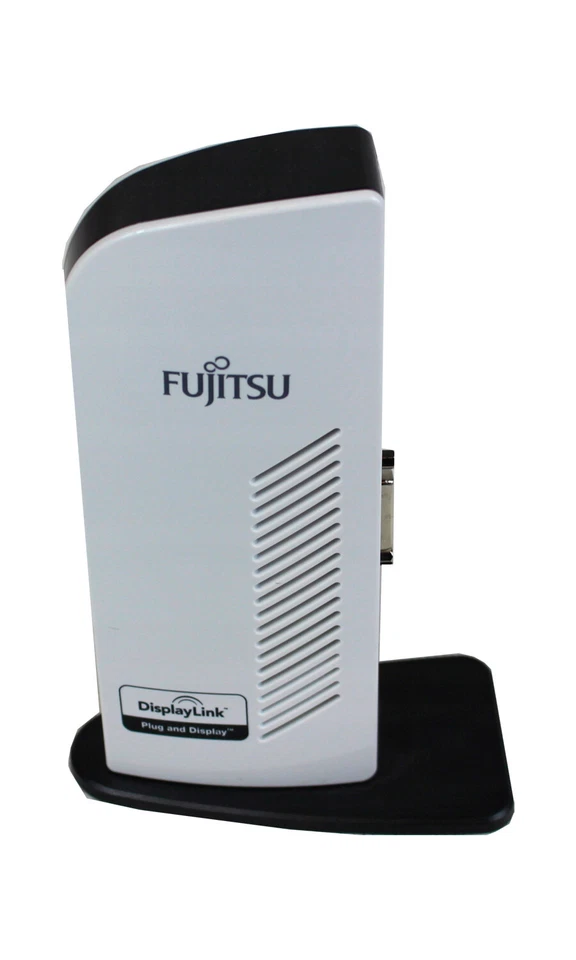 Fujitsu PR08 USB 3.0 Dock - Port Replicator - DisplayLink + Netzteil + USB Kabel - Bild 2 von 3