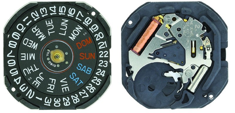 Mouvement 7N36 Seiko neuf pour réparer une montre quartz défectueuse