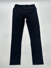 Reebok Leggings Women XS Black Solid Logo .. 34608