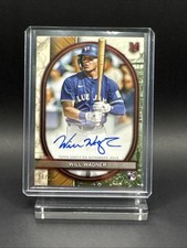 2025 Topps Museum Collection Will Wagner Archival Auto Red 18/20 Blue Jays RC
