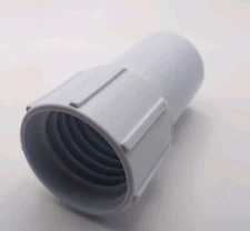 1pcs White Pool Hose End Cuff Left Hand 38mm Replacement For Pool Vacuum Hose