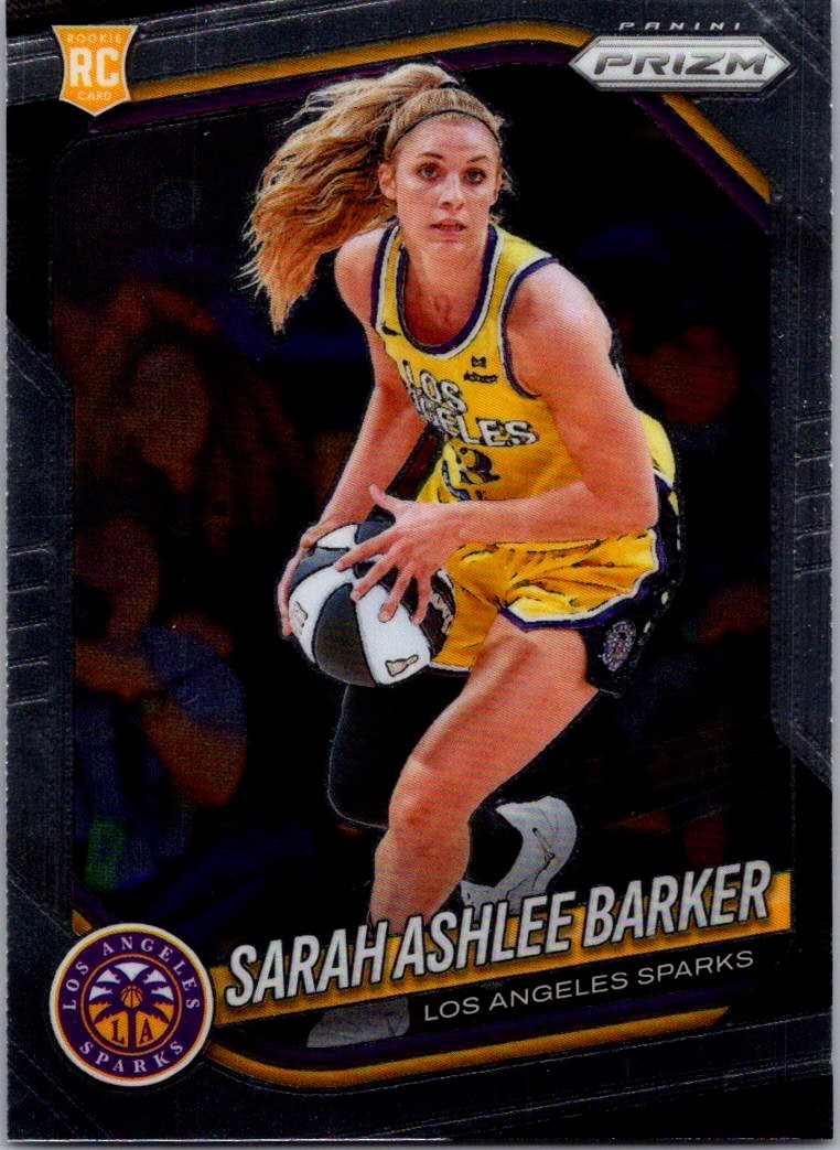 Sarah Ashlee Barker 2025 Panini Prizm WNBA #31 Rookie Los Angeles Sparks