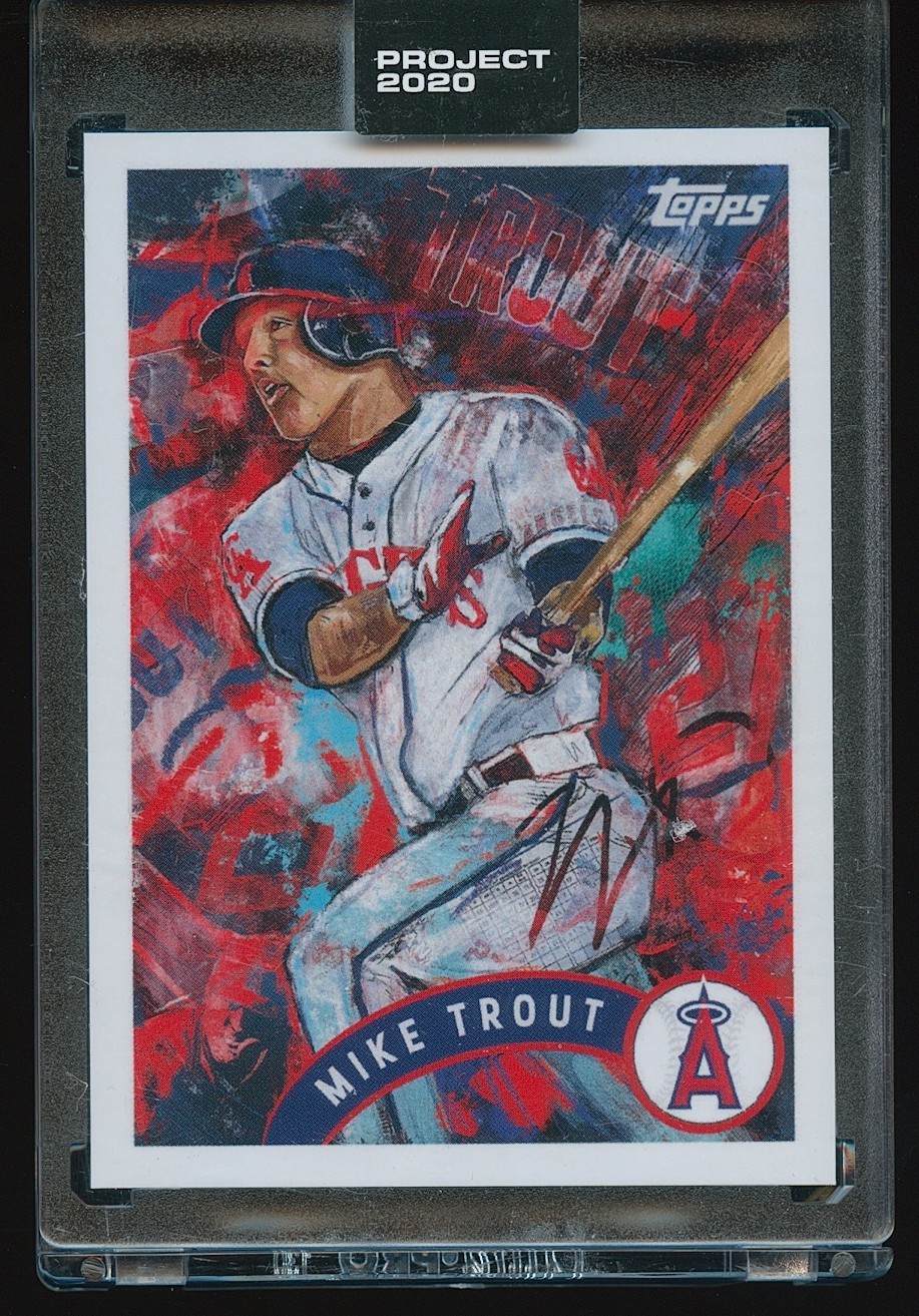 Mike Trout 2020 Topps Project 2020 2011 Topps Update /13200 Andrew Thiele #35