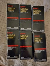GNC Mega Men Essentials One Daily Multi 60 Caplets 6 Pack New NOT EXPIRED