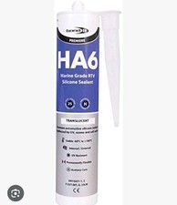 1 x HA6 SILICONE RUBBER SEALANT, RTV, ENGINEERING GLASS WATER FLEXIBLE