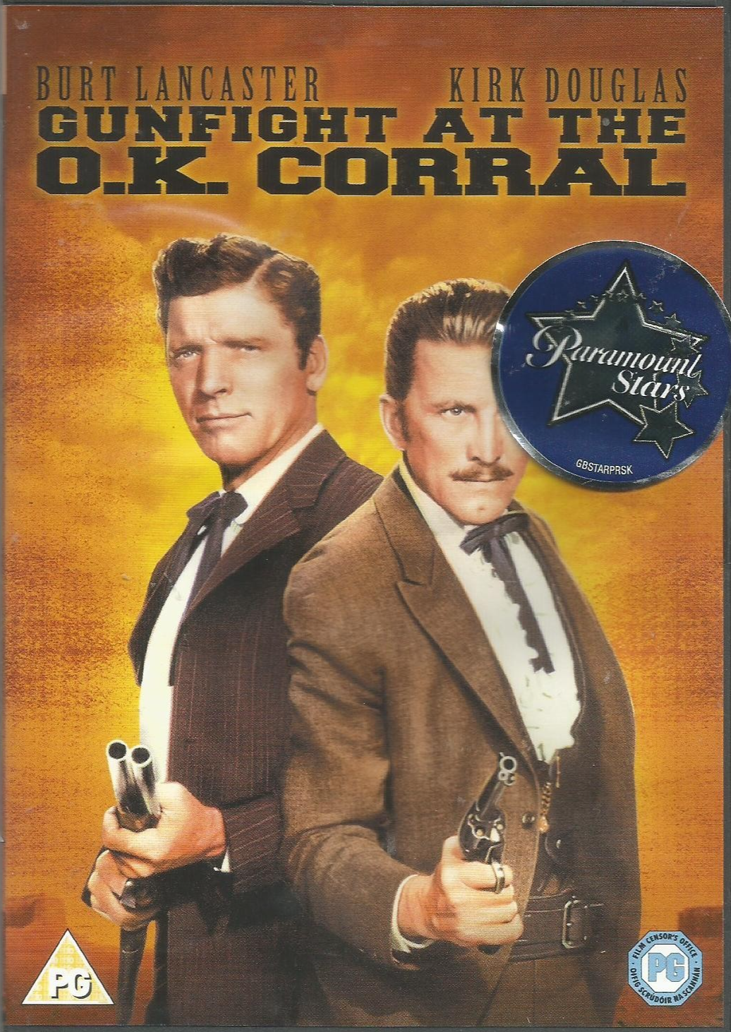 Gunfight At The OK Corral DVD Burt Lancaster Kirk Douglas western