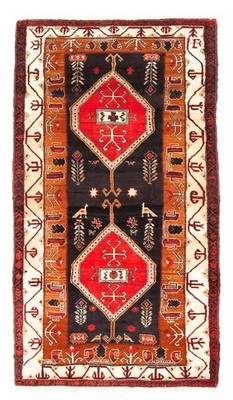 Traditional Vintage Hand-Knotted Area Rug 3'3'' x 5'8'' Oriental Wool Carpet