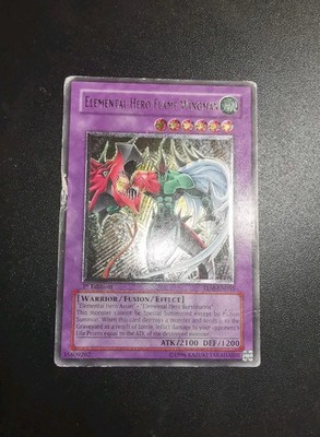 Yu-Gi-Oh! Elemental HERO Flame Wingman- TLM-EN035 1st Ultimate Rare - GOLD STAMP