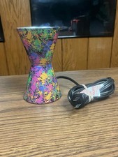 Schylling Lava Lamp Model 2142 Multicolored Splatter Paint Base -NO Lava Lite