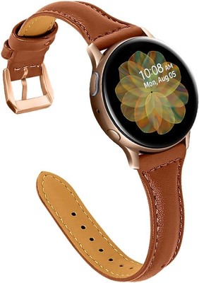 Leather Band For Samsung Galaxy Watch 6 7 FE 5 4 5 Pro Active 2 Strap 40mm-47mm