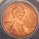 1923 Lincoln Cent. ANACS MS-63 RB. Starts at .99. NO RESERVE