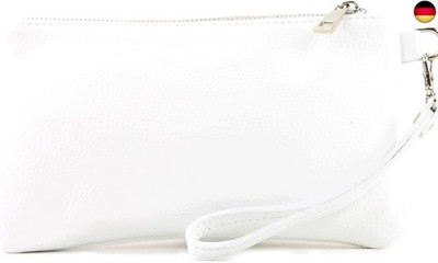 modamoda de T193 Damen Leder Clutch, Handgelenktasche Klein, 22 x 13 cm,
