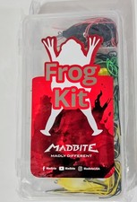Madbite Baits Weedless Frog Lure 5 Pack With Tacklebox New