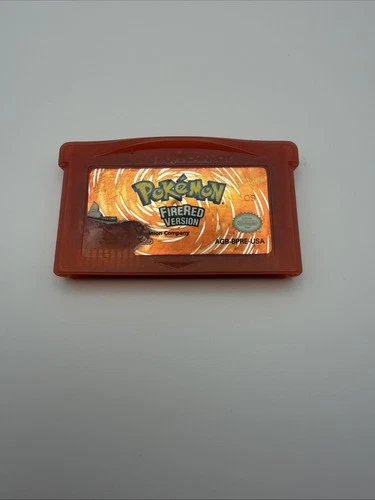 Pokemon FireRed Version GBA (Game Boy Advance, 2004) Authentic Tested & Working