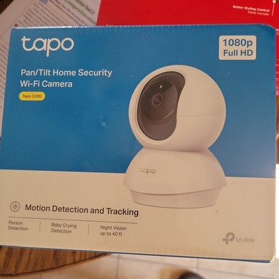 TP-Link C200 Tapo Pan/Tilt Security Camera for Baby, Pet Camera w/Motion Detecti