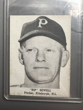 1947 Tip Top Bread Rip Sewell Pittsburgh Pirates VG Plus