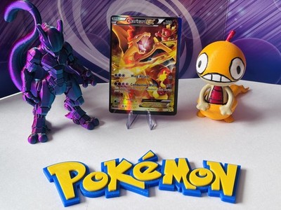 Pokemon 2016 Charizard EX XY121 Black Star Promo Full Art Holo UK Verkäufer LP