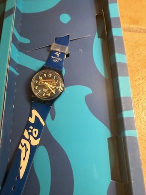 Swatch Glorious Blue GH192 Sydney 2000 Olympics Official Timekeeper Watch NEW