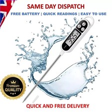 Digital Meat Thermometer Food Temperature Probe for Cooking BBQ Turkey Kitchen