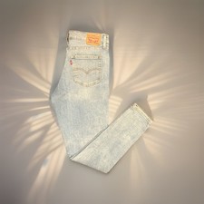 Levi s 721 High Rise Skinny Jeans Women s Size 31 Light Wash Distressed