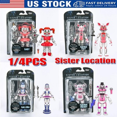 Five Nights At Freddy Ennard Ballora Baby Funtime Foxy 5'' Action Figure AN