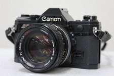 Return Guarantee: Canon AE-1 Black FD 50 F1.4 SSC Body Lens Set E4524