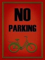 Holzschild 40X30 Cm Parken Fahrrad No Parking Deko Geschenk Holz Schild