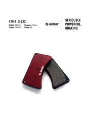 Sinter kart red rear brake pads S-222 soft Kelgate,Gearbox,250