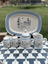 The Museum Collection Stoneware By Hearthside Primitif Japan 5 Piece Set