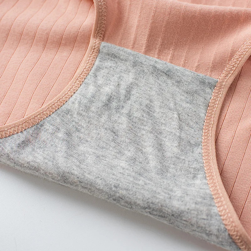 Low Rise Cotton Briefs Underwear Breathable Comfort Women's Brief 5 Pcs thumbnail 6