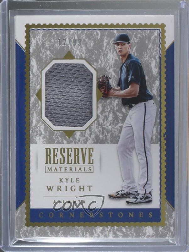 Ryan Wright 2019 Panini Chronicles Reserve Materials 12/99 Kyle Wright #RM-KW ...
