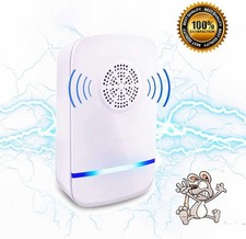Ultrasonic Pest Repeller 4-Pack --Electronic Insect & Rodent Repellent Plug-In