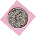 1921 George V Threepence — photo from another recent sale