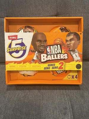 NBA Ballers ZURU Mini Ballers 5 Surprise Mystery player 4-Pack and full court