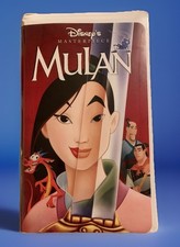 Mulan VHS 1999 Disney Video Tape Masterpiece Original Movie Clamshell Nearly New