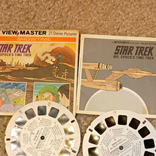 VINTAGE ViewMaster Star Trek Mr. Spock  s Time Trek Reel Pak MPN B555 1974 w Book
