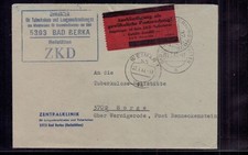 DDR ZKD Kurierdienst Sendung / Klinik Heilst�...