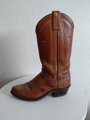HH Double H Western Cowboy Rodeo Farm Leather Boots Mens 8  display picture 1