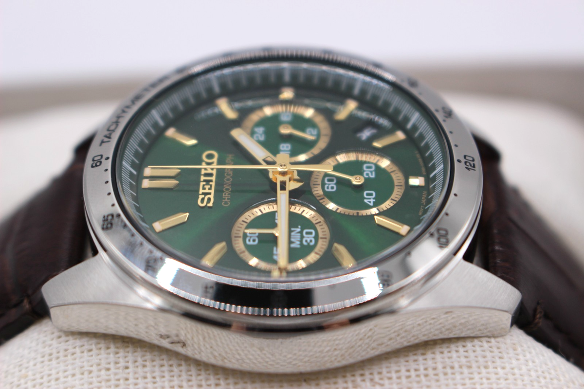 SEIKO Spirit SBTR017 Chronograph Men's Watch New in Box Authentic