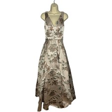 BHLDN Adema Dress Elegant Ballgown Romantic Foral Motif Gown Elegant Sz 0 