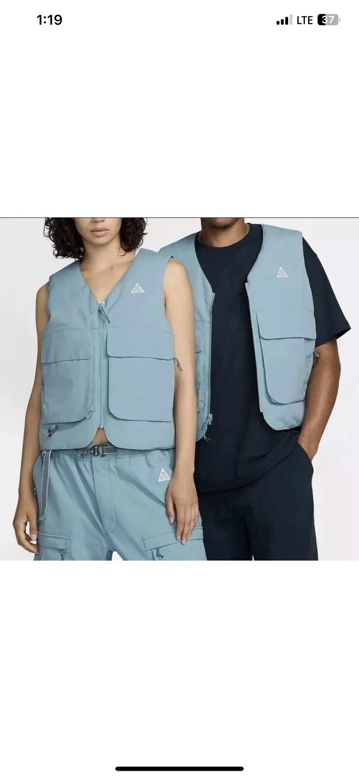 Nike ACG PrimaLoft Reversible Vest Skull Peak Gorpcore FV8694-464 Size XXL $175