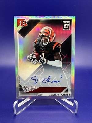 2021 Panini Donruss Optic - The Rookies Autographs Ja'Marr Chase #TR-7 /99