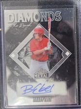 2025 Leaf Diamonds In The Rough Brady Ebel Signed  Baseball Card 32/49