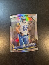 2025 Panini Prizm Braden Fiske Silver Prizm