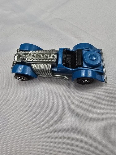 Rare Hot Wheels Redline Sweet 16 Blue Diecast Car 1:64 Scale 1970 Vintage