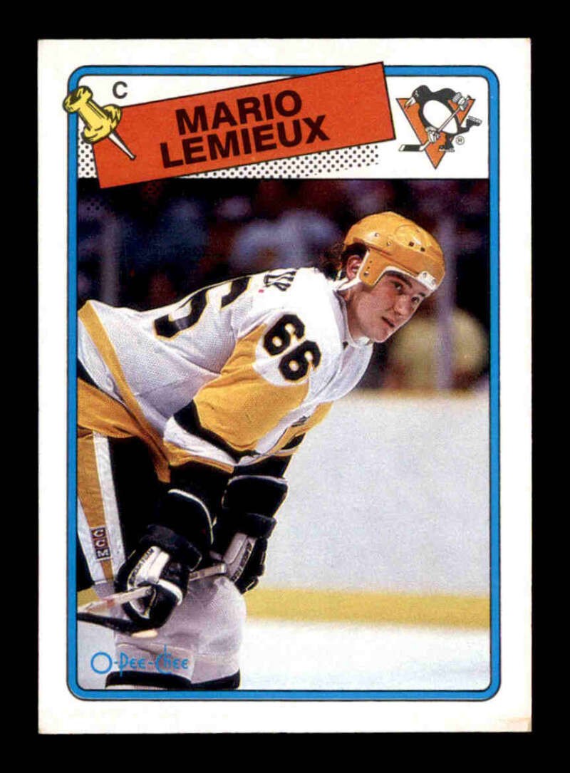 1988 O-Pee-Chee #1 Mario Lemieux   EXMT X3376982
