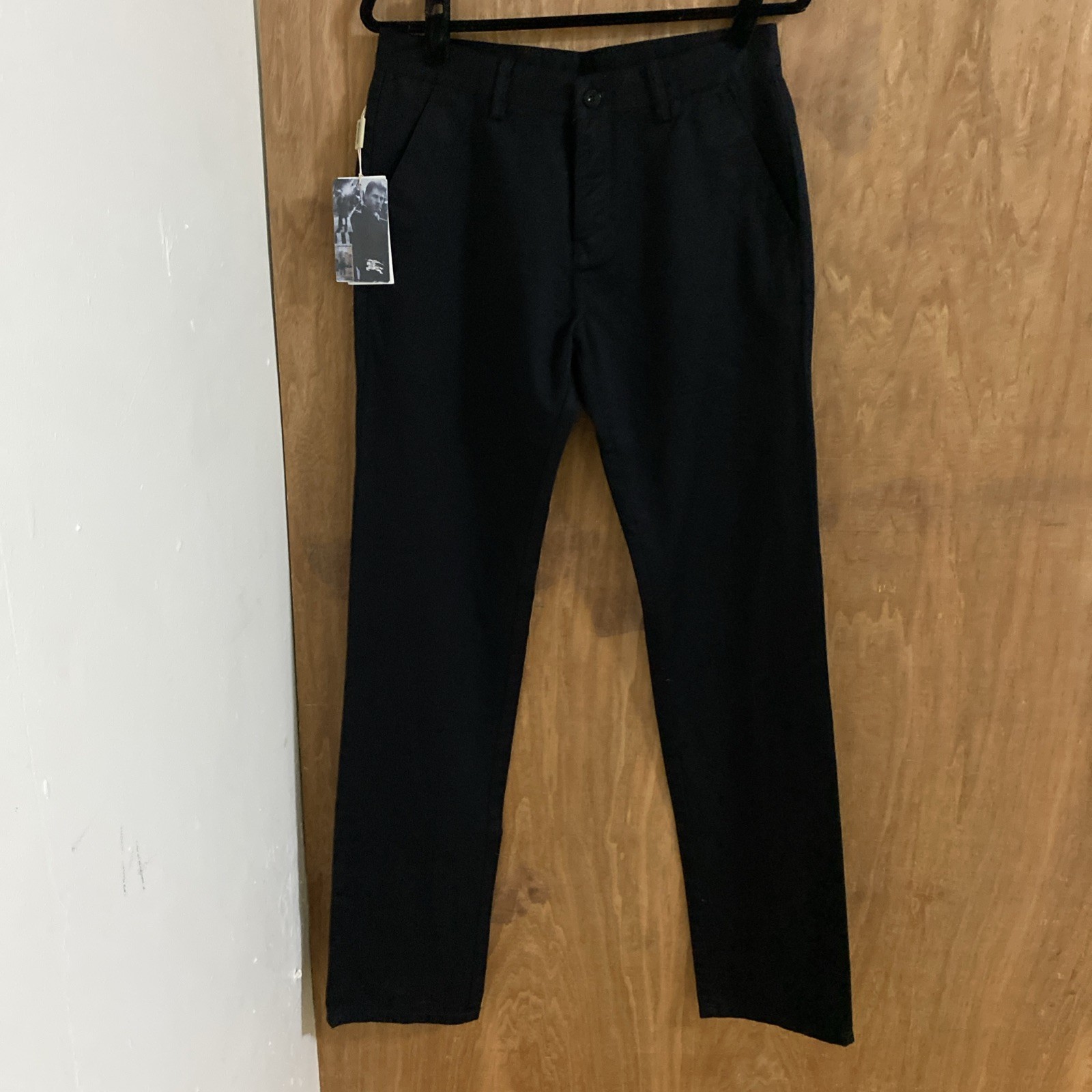 Burberry  Prorsum Brit Men's Black Casual Pants Size 32x34