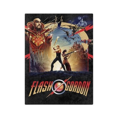 Flash Gordon & Emperor Ming Graphic Fleece Blanket