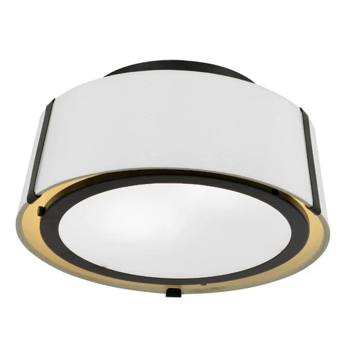 Crystorama Lighting Group FUL-903 Fulton 2 Light 12"W Semi-Flush - Gold - Picture 12 of 12