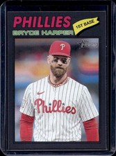 2026 Topps Heritage Bryce Harper Dark Gray Border #72 Phillies